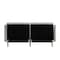 Flash Furniture Stone Faux Linen Split Back Futon Sofa-Wooden Legs HC-1060-STONE-GG - alternate 10